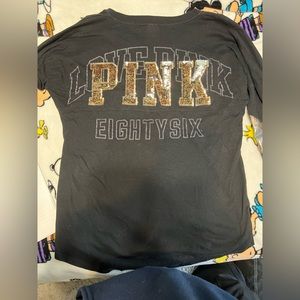 Size M, pink long sleeve